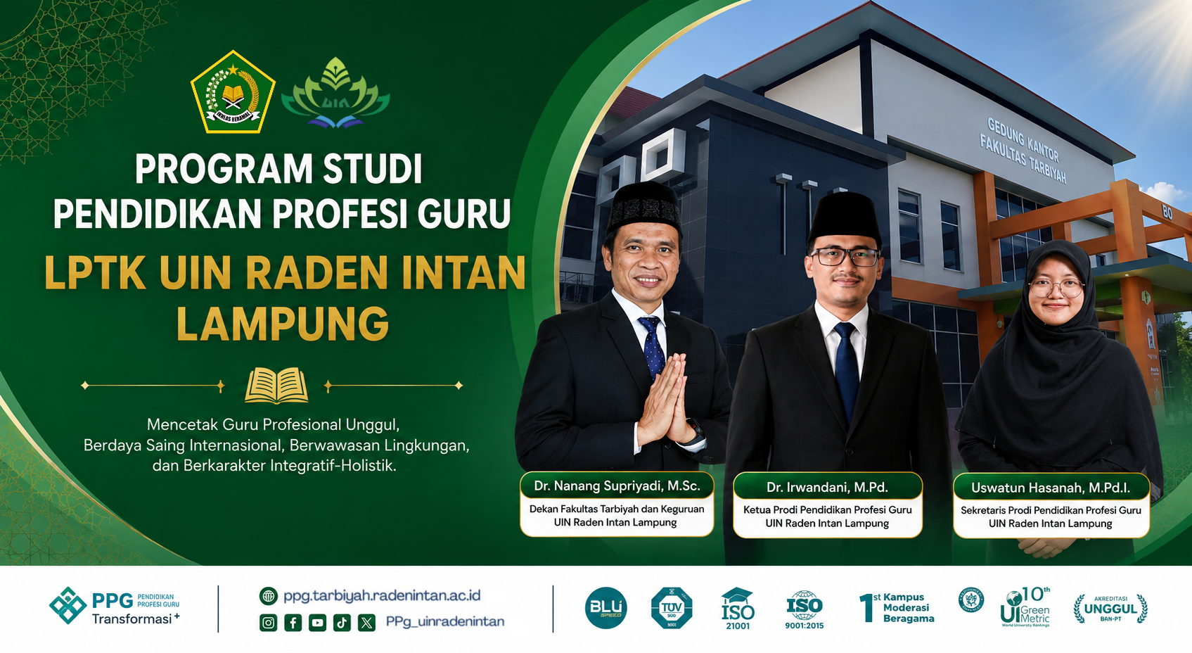Profil Program Studi PPG LPTK UIN Raden Intan Lampung – Program Studi ...
